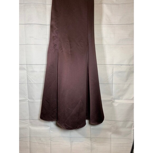 David's Bridal Sweetheart Neckline Mocha Formal Gown Dress- Size 10 - Picture 7 of 12